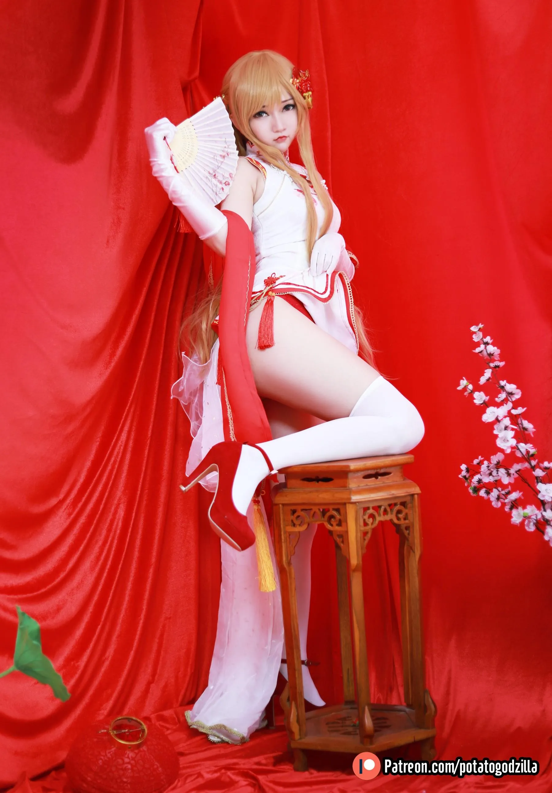 Potato Godzilla – NO.73 Asuna Yuuki Qipao [53P]插图9